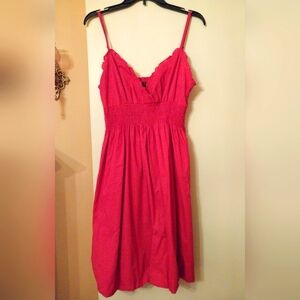 Cotton Hot Pink Sundress